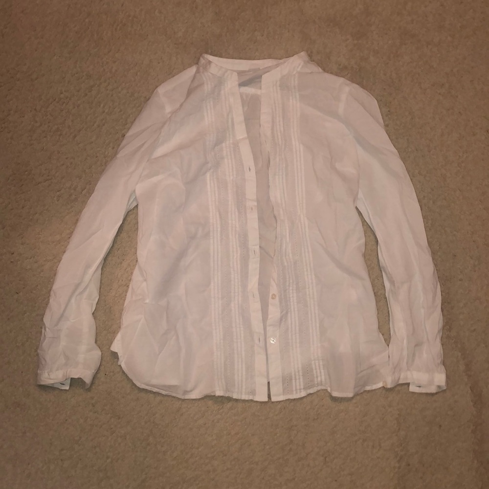 White button down
